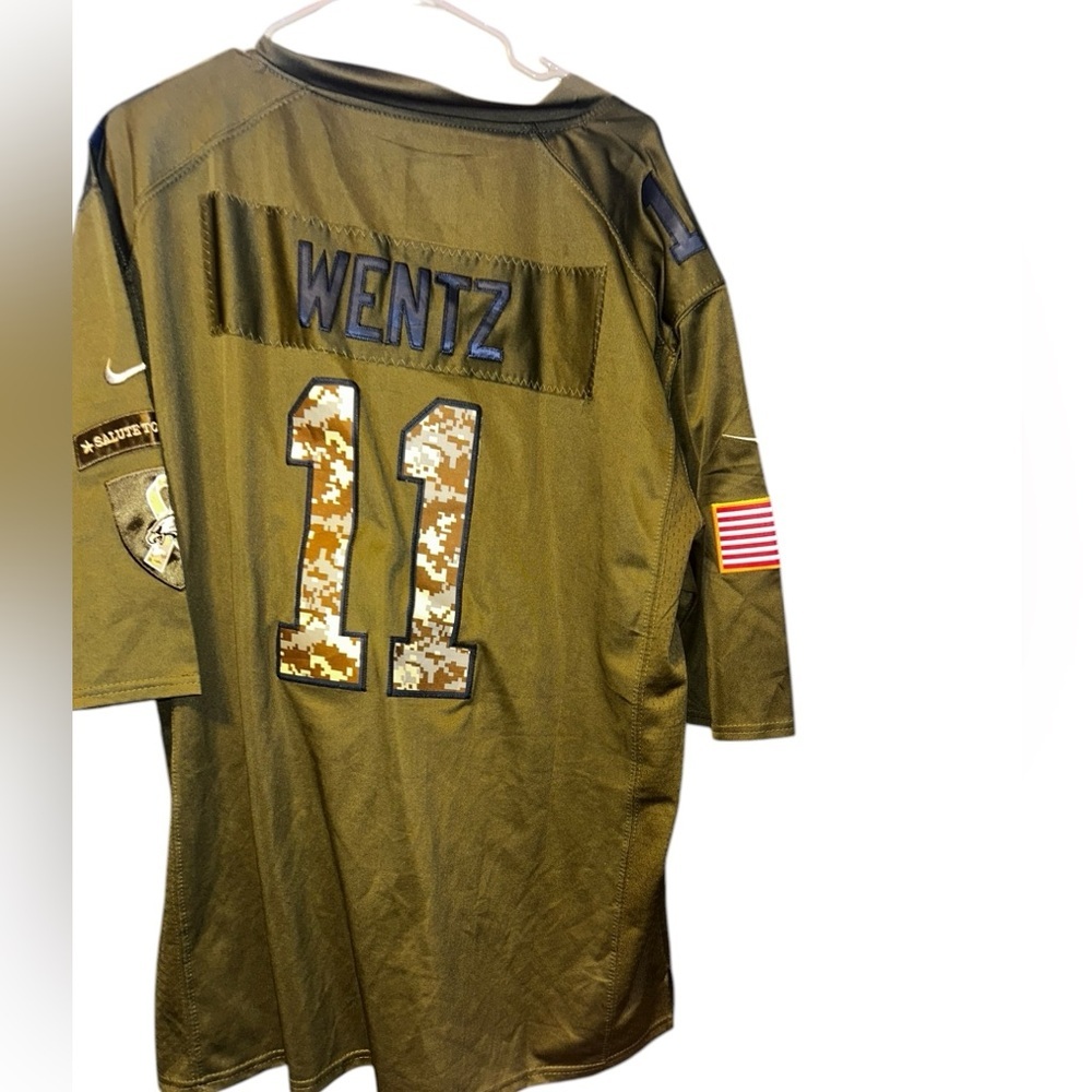 Nike Philadelphia Eagles Salute to Service Camo jersey xxl military wentz #11